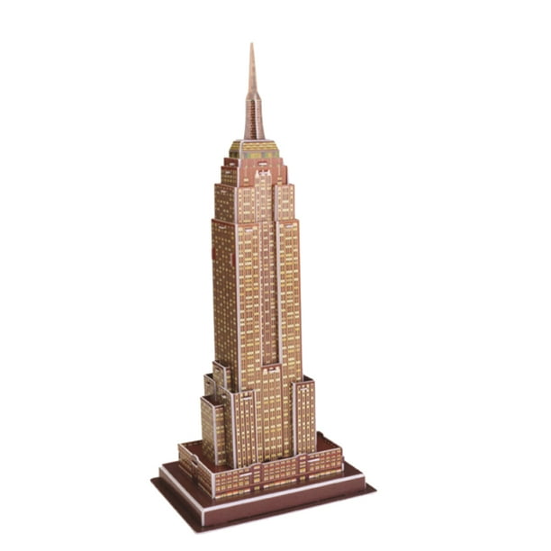 Edificio de fama mundial, modelo tridimensional ensamblado, rompecabezas de bricolaje, juegos educativos para niños, juguetes, juguetes para niños kenally WJ3741-09B