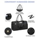 thumbnail image 5 of Bolsa de viaje Weekender Focdod con compartimento para zapatos, color negro, 5 of 8