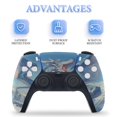 thumbnail image 4 of Ice Dragon PS5/PS5 Pro/PS5 Slim Digital Disc Skin Sticker For Console And Controller Skins, 4 of 7