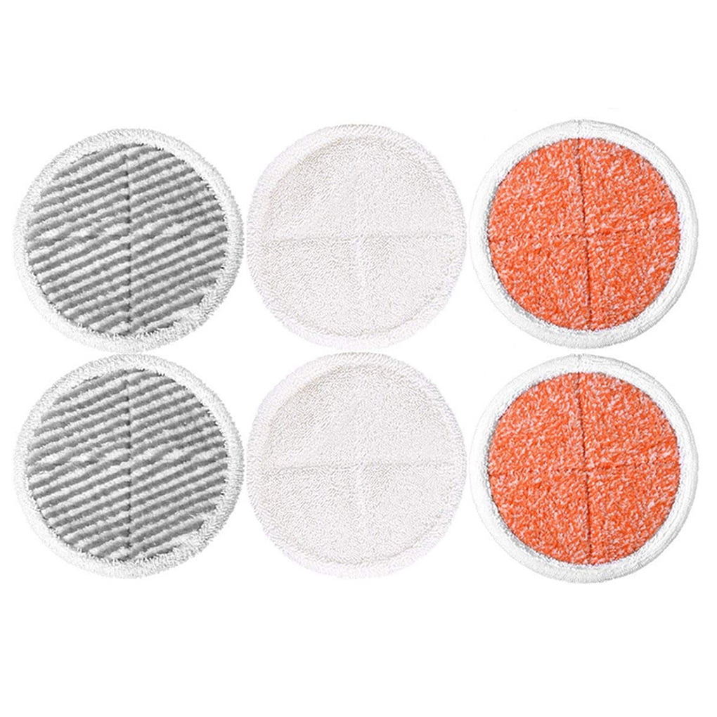 6 Pack Mop Cleaning Pad Kit Replacement Pads for Bissell Spinwave 2039A 212 U5R3 