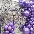 thumbnail image 3 of MOXMAY 100 Pieces Chrome Purple Balloons 18In 12In 10In 5In Different Sizes Metallic Party Balloon Kit for Birthday Halloween Christmas Wedding Baby Shower Bride Party Decoration (Chrome Purple), 3 of 3