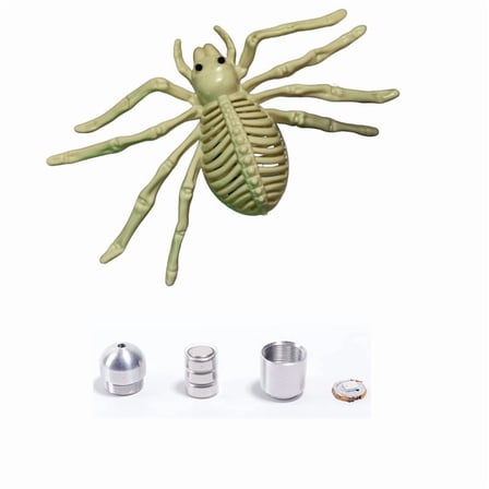 Harlier Halloween Skeleton Spider Decoration, Horror Skeleton Skeleton,Creepy Haunted House Prop, Party Tabletop Decor (9x6in)