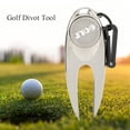 thumbnail image 3 of Herwey Outil de Divot de Golf en Métal Outil de Réparation de Divot, Accessoire de Réfection d'Outil de Réparation de Fourche de Golf en Métal Antidérapant Portable de Qualité, 3 of 8