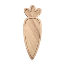 Beautynvta Easter Wooden Tray, Carrot Shaped Charcuterie Board, Cheese Board Salad Plate Snack Fruit Tray, Easter Wooden Serving Tray Dinner Platter for Kitchen