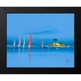 thumbnail image 2 of Flanet, Frederic 18x15 Black Modern Framed Museum Art Print Titled - Jour de regate II, 2 of 5