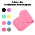 thumbnail image 7 of Unique Bargains 2pcs Reusable Makeup Removal Cleaning Cloth Washable Makeup Remover Cleaning Towels Pink 16''x8'', 7 of 7
