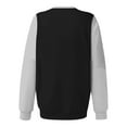thumbnail image 5 of MeetoTime Sweat-Shirt pour Femmes Mode Automne Manches Longues Col Rond Ample avec Poche, 5 of 5