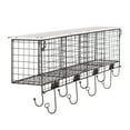 thumbnail image 4 of Linon Four Cubby Metal Wall Shelf in White, 4 of 14