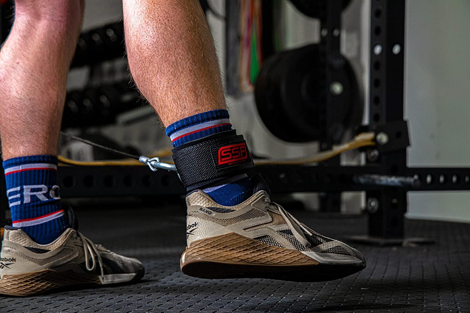 Serious Steel Fitness Leg Strength Training Ankle Cuffs (Pair)