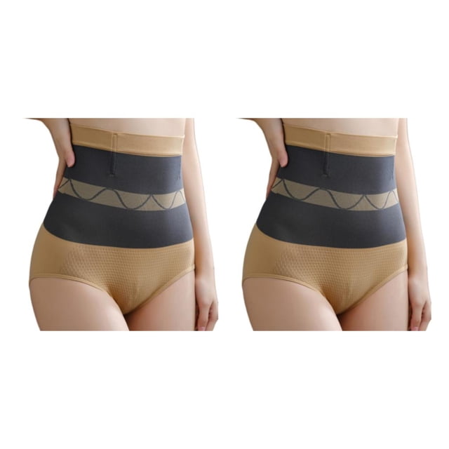 Sonducket Ropa interior de cintura alta para mujer, entrenador de cintura Chinlon transpirable para niñas, ropa interior moldeadora de Type5 NO5