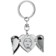 thumbnail image 1 of Llavero Unbranded Alas de Ángel en Forma de Corazón Negro, 1 of 3