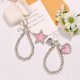 thumbnail image 4 of Niche Design Acrylic Star Bone Tassels Chain Phone Chain Y2k Diamonds-Encrusted Round Beads Sweet Cool Bag Car Pendant, 4 of 4