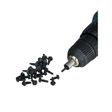 #8 1/2" Self-Drilling Black Screws Pack of 20