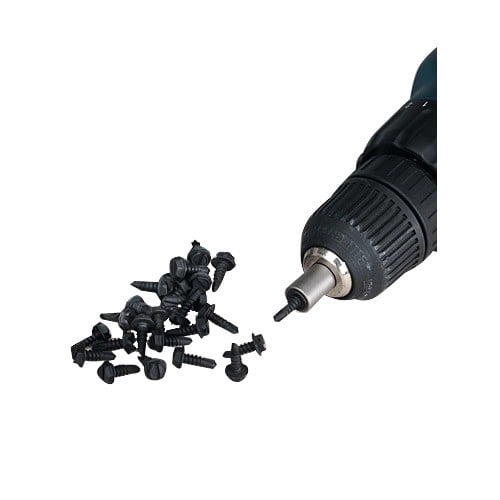 #8 1/2" Self-Drilling Black Screws Pack of 20