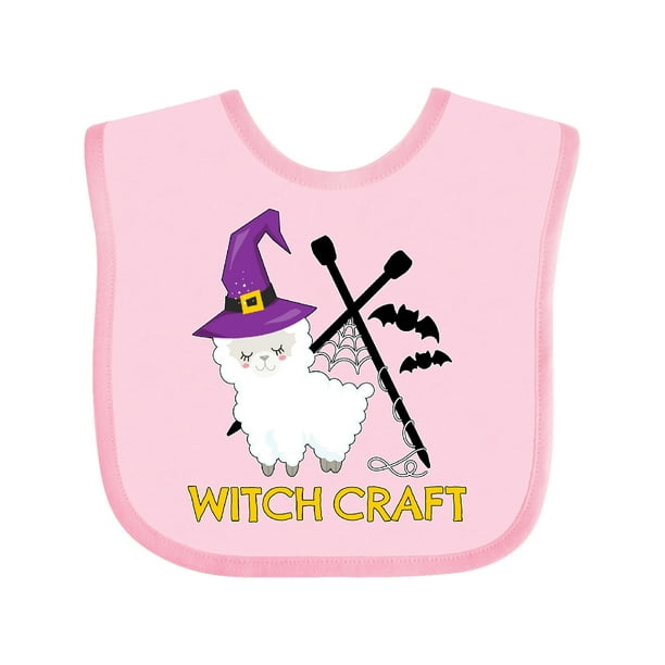 Download Inktastic Witch Craft Halloween Knitting Llama With Bats Infant Bib Unisex Walmart Com Walmart Com