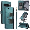 thumbnail image 4 of FOXDOCK Wallet Case for Google Pixel 8 Pro – PU Leather Flip Cover with Multi Card Slots, Cash Pocket & Wrist Strap, 4 of 7