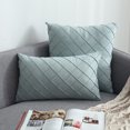 thumbnail image 1 of Cojín de gamuza a cuadros para coche, mesita de noche, sofá, almohada, funda de almohada, productos de tela para muebles, 1 of 6