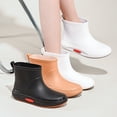 thumbnail image 6 of AUDeals Men Women Waterproof Rain Boots Short Ankle Rubber Shoes Non Slip Outdoor Garden Farming Fishing Boots, 6 of 8