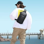 BANGE Waterproof Mens Sling Bag, Large Capacity Crossbody Backpack Durable