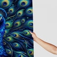 thumbnail image 3 of Awypu Vintage Peacock Feather Waterproof Shower Curtain for Bathroom Decoration, Various Sizes Available White, 3 of 7