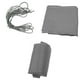 thumbnail image 1 of Cojín para la cabeza de tela de malla con kit de cuerda para silla de eslinga de piscina gris exterior, 1 of 7