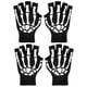 thumbnail image 1 of Halloween Skull Skeleton Gloves for Party Use 2Pairs Warm Fancy Dress Gloves, 1 of 4