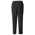 thumbnail image 3 of Guluxicc Men's Straight Leg Linen Pants with Pockets Elastic Waist Drawstring Solid Daily Casual Trousers for Summer Beach Vacation, 3 of 8