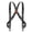 Gray, variant on Lovskoo Mens Work Suspenders Side Clip Design Heavy Duty Adjustable for Outdoor Pants Cargo Trousers and Casual Wear