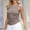 Gray, variant on WEIee Ladies Tank Tops Women’s T Shirt Summer Crewneck Sleeveless Blouse Stripe Comfy Stylish Slim Fit Tops Lady Holiday Tank Tee Blue L
