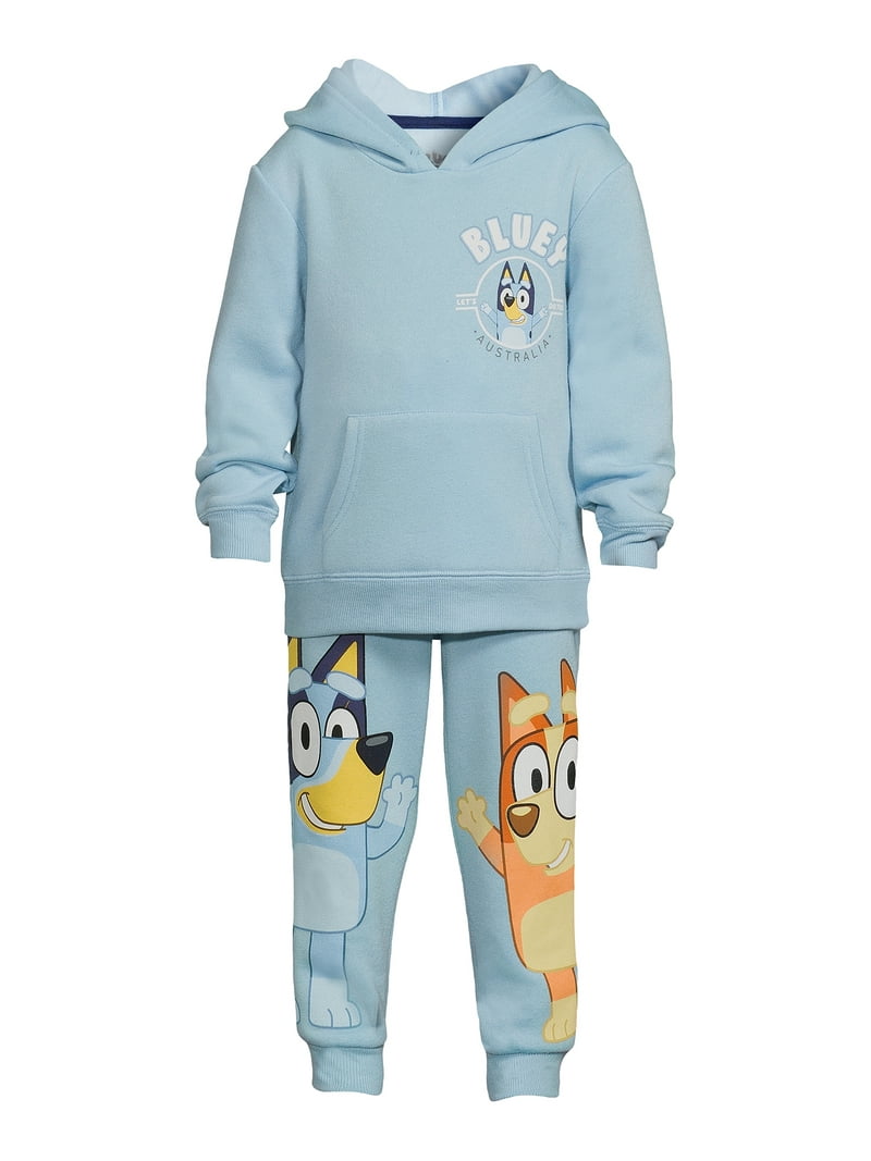 Bluey Toddler Boy Fleece Hoodie and Joggers Set, 2-Piece