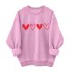thumbnail image 1 of Mujeres Manga Larga Tops Casual Cuello Redondo Moda Impresión Suéter Sudadera Invierno Suave, 1 of 3