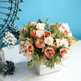 thumbnail image 1 of Artificial Peony Flower UV-resistant Waterproof Long Stem Table Centerpiece Hydrangea Fake Plant Photograph Prop, 1 of 7