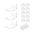 thumbnail image 4 of Kenally 3 unids/set de almacenamiento más ordenado con estante de pared fácil instalación y duradero multifuncional transparente Type2 NO2, 4 of 6