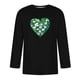 thumbnail image 3 of Camisetas de Navidad para Hombres Impresión de la Moda Cuello Redondo Blusas de Manga 3/4 de Ocio, Camisetas de Lino Casual para Hombres para Uso Diario Al Aire Libre, 3 of 4