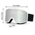 thumbnail image 3 of Snowboard Goggles Double Layers Ski Goggles Anti-fog Snow Goggles Windproof Snowboard Glasses for Men and Women, 3 of 8