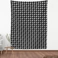 thumbnail image 3 of Geometric Fabric by the Yard Upholstery, Abstract Contemporary Art of Continuous Polygonal and Rounded Shapes, Decorative Fabric for DIY and Home Accents, Charcoal Grey and White by Ambesonne, 3 of 4