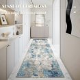 thumbnail image 3 of WYZZHY Large Area Rug Living Room Rugs 8x10  Modern Abstract Area Rug   8x10 Washable Large Bedroom Rug with Non Slip Rubber Backing for Under Dining Table Nursery Home Office Bedroom Ind, 3 of 6