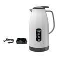 thumbnail image 4 of WeiLaiKeQi Car Kettle Water Boiler Digital Temperature Display Electric Travel Kettle 1.5 L White, 4 of 9