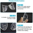 thumbnail image 4 of ZHAOCHENG pares de protectores laterales transparentes para gafas de seguridad, protección lateral universal para gafas pequeñas y medianas, 4 of 4