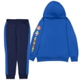 thumbnail image 2 of Nintendo Super Mario Bros Boys Matching Sets Pullover Hoodie and Jogger Fleece Set 2 Piece Bundle Outfit Mario and Luigi Graphic Print Sweat Set for Kids and Toddler (Size 3T-12), 2 of 8