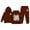 A-Brown50, variant on JAJAHO Girls Jogger Set 2 Piece Pullover Hoodie And Sweatpants Set California Printed Tracksuit For Kids 2-13Y