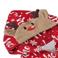 thumbnail image 4 of POINTERTECK Christmas Family Matching Jumpsuits Pajamas Santa/Tree/Print Hooded Long Sleeve Zipper Onesie Rompers Pjs, 4 of 7