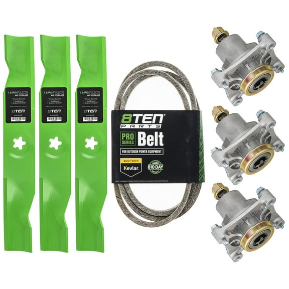 8TEN Deck Rebuild Kit for Husqvarna 48 inch YTH2148 GTH2548 YTH2748 YTH1848XP YTH1848XPF Blade Spindle Belt MK1005127