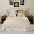 thumbnail image 4 of ARKANTOS Nightstand with Drawers Farmhouse Nightstand Set of 2 Classic Walnut, 4 of 10