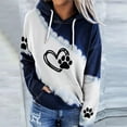 thumbnail image 2 of Essentials Hoodie for Women Long Sleeve Cute Dog Print Hooded Sweatshirt Fall Fashion Casual Pullover Tops 2025 Winter Clothes, 2 of 4
