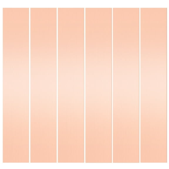 Uxcell 1-Set Copper Shim Strip, Metal Sheet Stock Assortment 6" Length x 1" Width