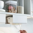 thumbnail image 3 of Kitchen Toilet Paper Box, Tissue Box Cabinet Multifunction Tissue Box Acrylic Countertop Paper Towel Box For Bathroom Vanity, 3 of 8