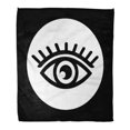 thumbnail image 1 of ASHLEIGH Throw Blanket 58x80 Inches Abstract Eye Anatomy Emblem Eyeball Eyelashes Eyesight Graphic Health Warm Flannel Soft Blanket for Couch Sofa Bed, 1 of 1