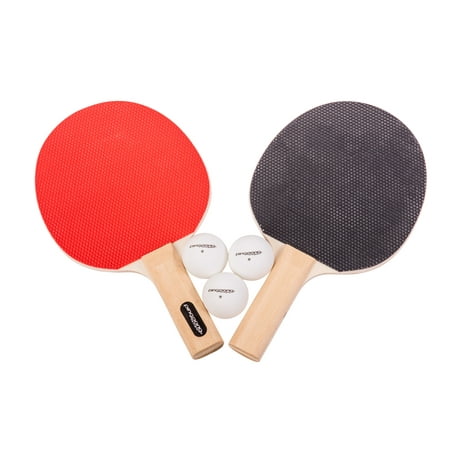 Ping-Pong® Recreational-Quality 2-Player Classic Table Tennis Set for Family Play Includes 2 Rackets and 3 White 1-Star