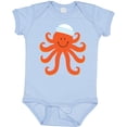 thumbnail image 3 of Inktastic Orange Octopus Cute Sea Creature Nautical Boys or Girls Baby Bodysuit, 3 of 5